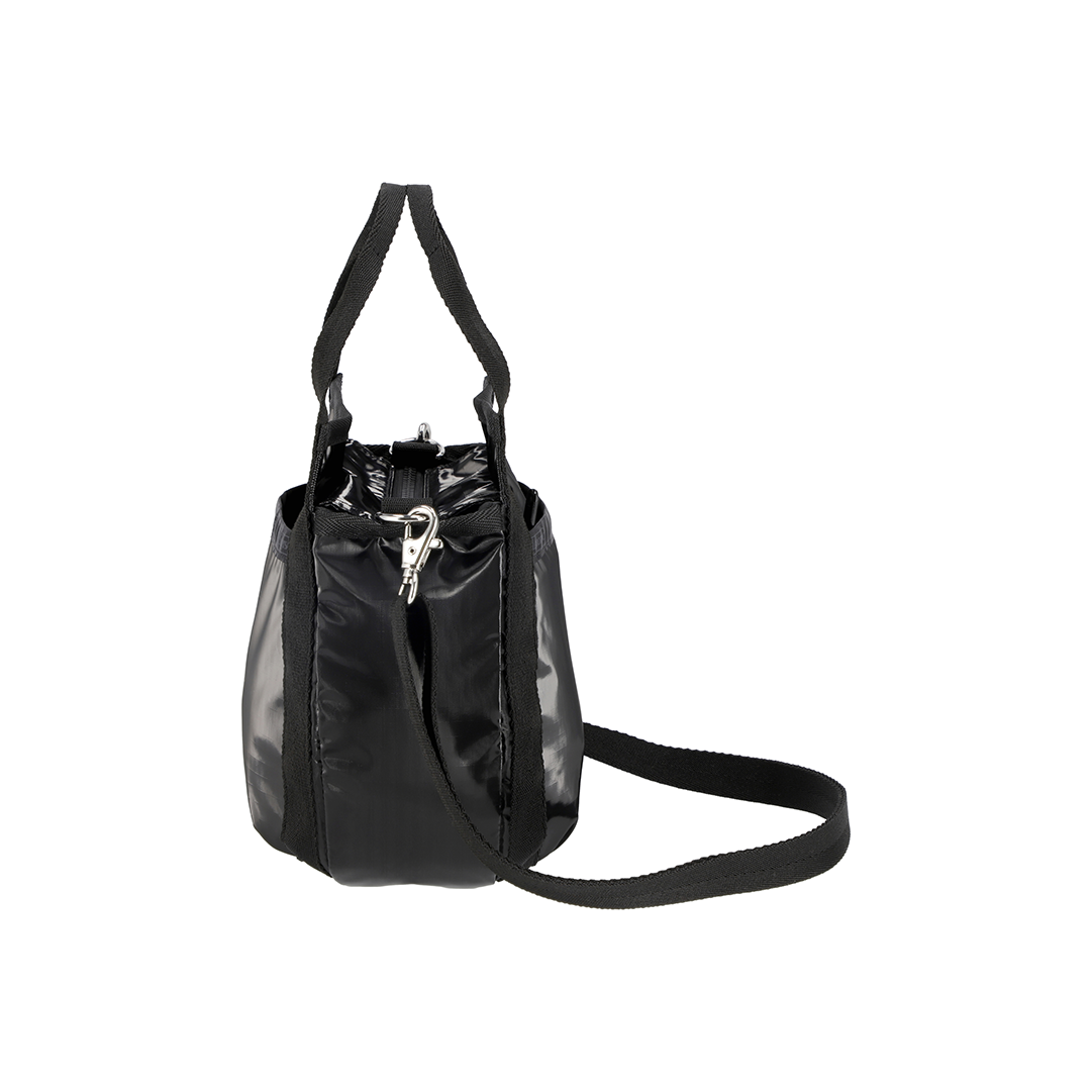Black Shine Small Jenni Top Handles Crossbody Bag