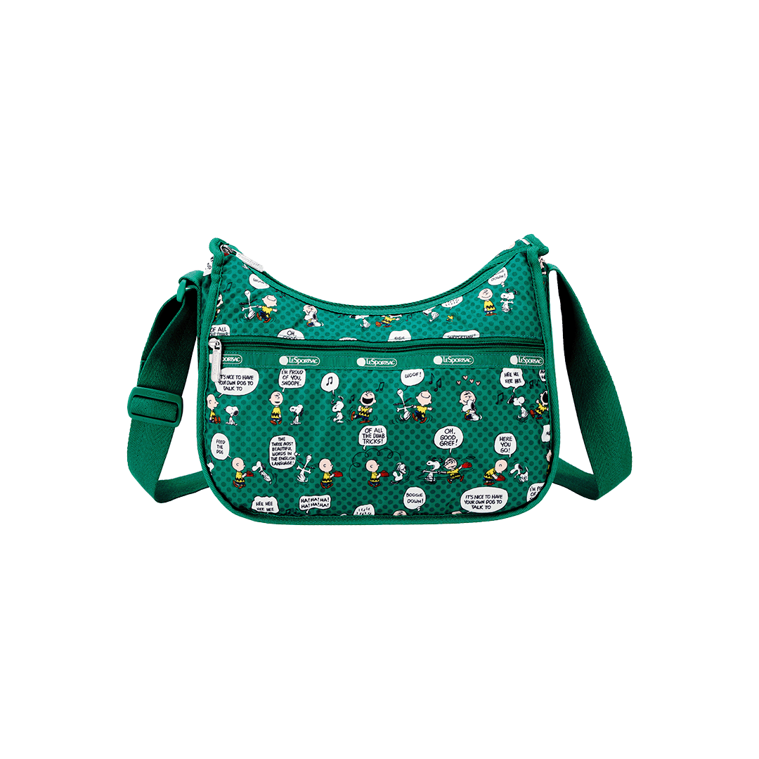 Peanut Pals Green Classic Hobo Bag