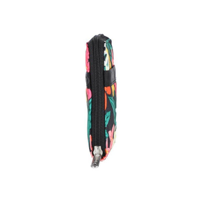 Compact Zip Wallet Bright Garden Blooms