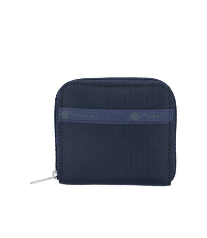 Compact Zip Wallet Deep Sea Blue