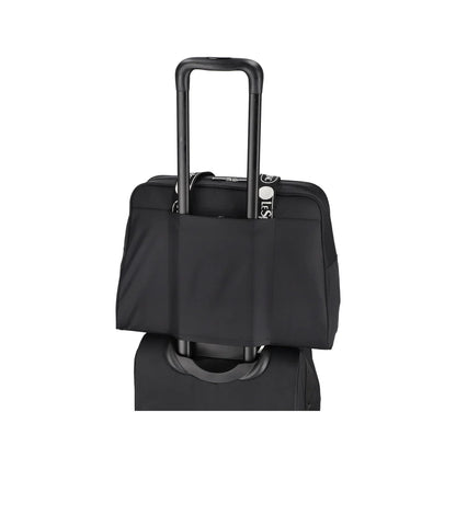 Small Carryall Duffle Logo Jacquard Black