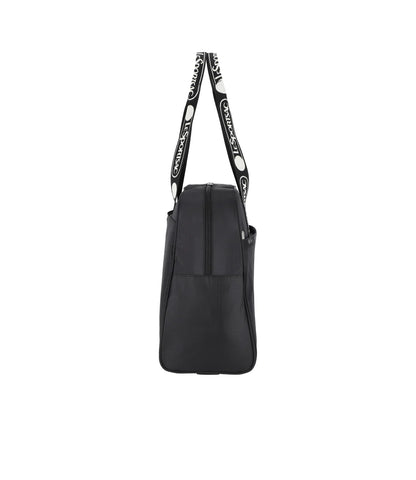 Small Carryall Duffle Logo Jacquard Black