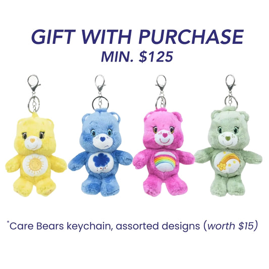 GWP: CAREBEAR KEYCHAIN (WORTH $15)