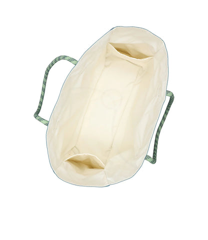 Large 2 Way Tote Blue Indigo/Meringue