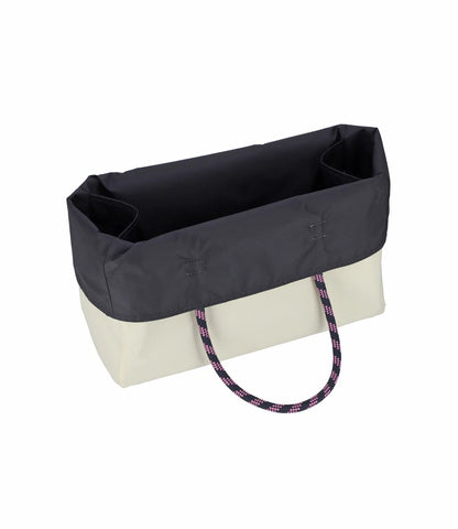 Large 2 Way Tote 2 Way Biscuit Bege/Deep Sea