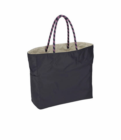 Large 2 Way Tote 2 Way Biscuit Bege/Deep Sea