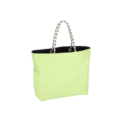 Large 2 Way Tote Deep Sea Blue/Lime