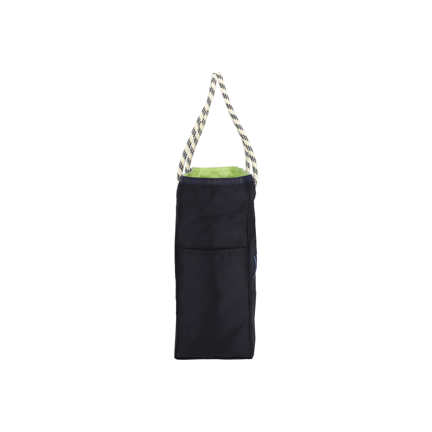 Large 2 Way Tote Deep Sea Blue/Lime