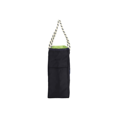 Large 2 Way Tote Deep Sea Blue/Lime