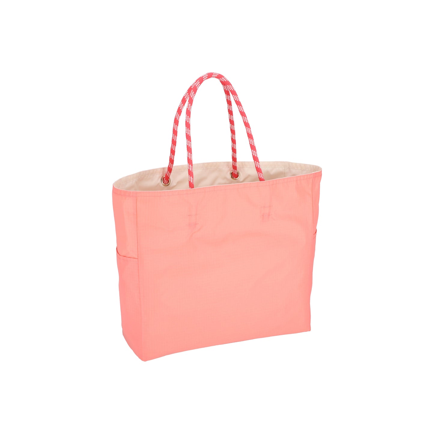 Large 2 Way Tote Meringue/Coral Punch