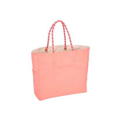 Large 2 Way Tote Meringue/Coral Punch