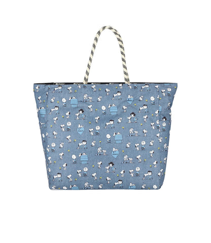 LeSportsac x Peanuts Large 2 Way Tote Snoopy
