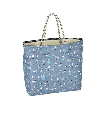 LeSportsac x Peanuts Large 2 Way Tote Snoopy