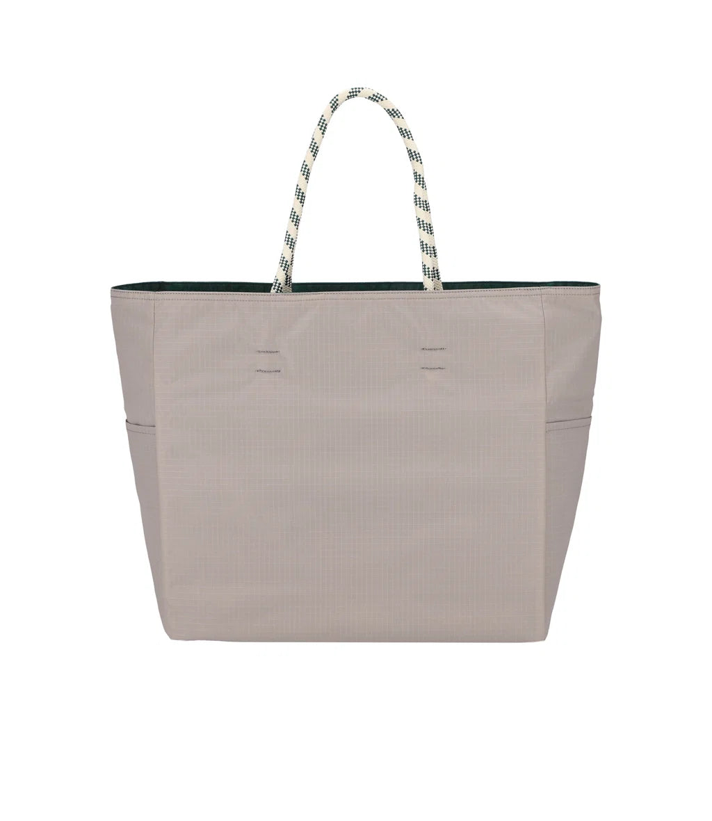 Large 2 Way Tote Eden Green/Stone