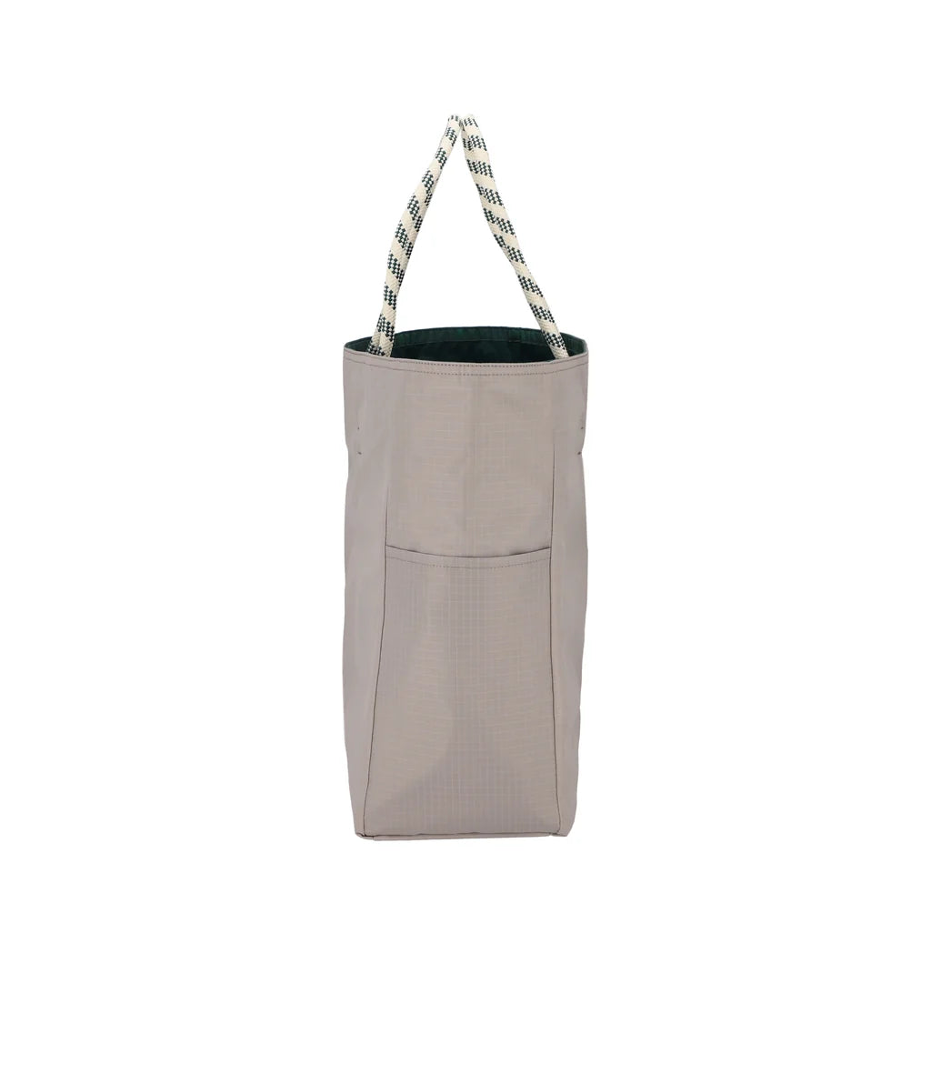 Large 2 Way Tote Eden Green/Stone