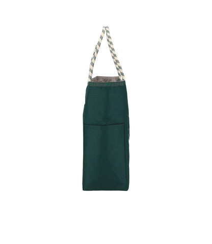 Large 2 Way Tote Eden Green/Stone