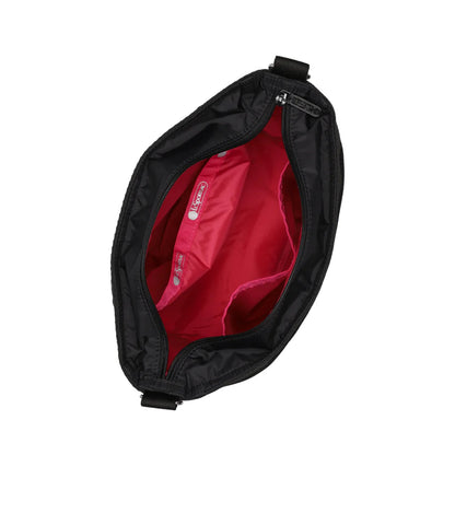 Small Bucket Bag Black Cats Embroidery
