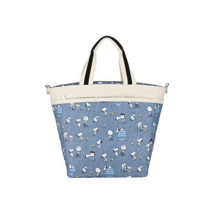 LeSportsac x Peanuts Bucket Tote Peanuts Happy Pals