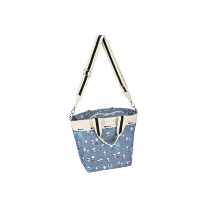 LeSportsac x Peanuts Bucket Tote Peanuts Happy Pals