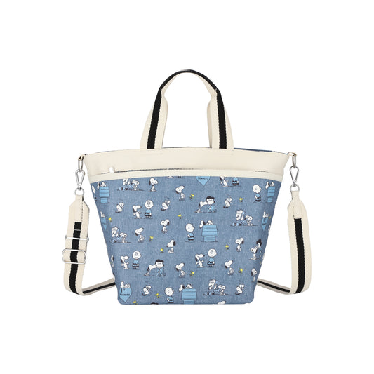 LeSportsac x Peanuts Bucket Tote Peanuts Happy Pals