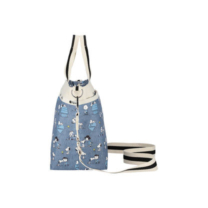 LeSportsac x Peanuts Bucket Tote Peanuts Happy Pals