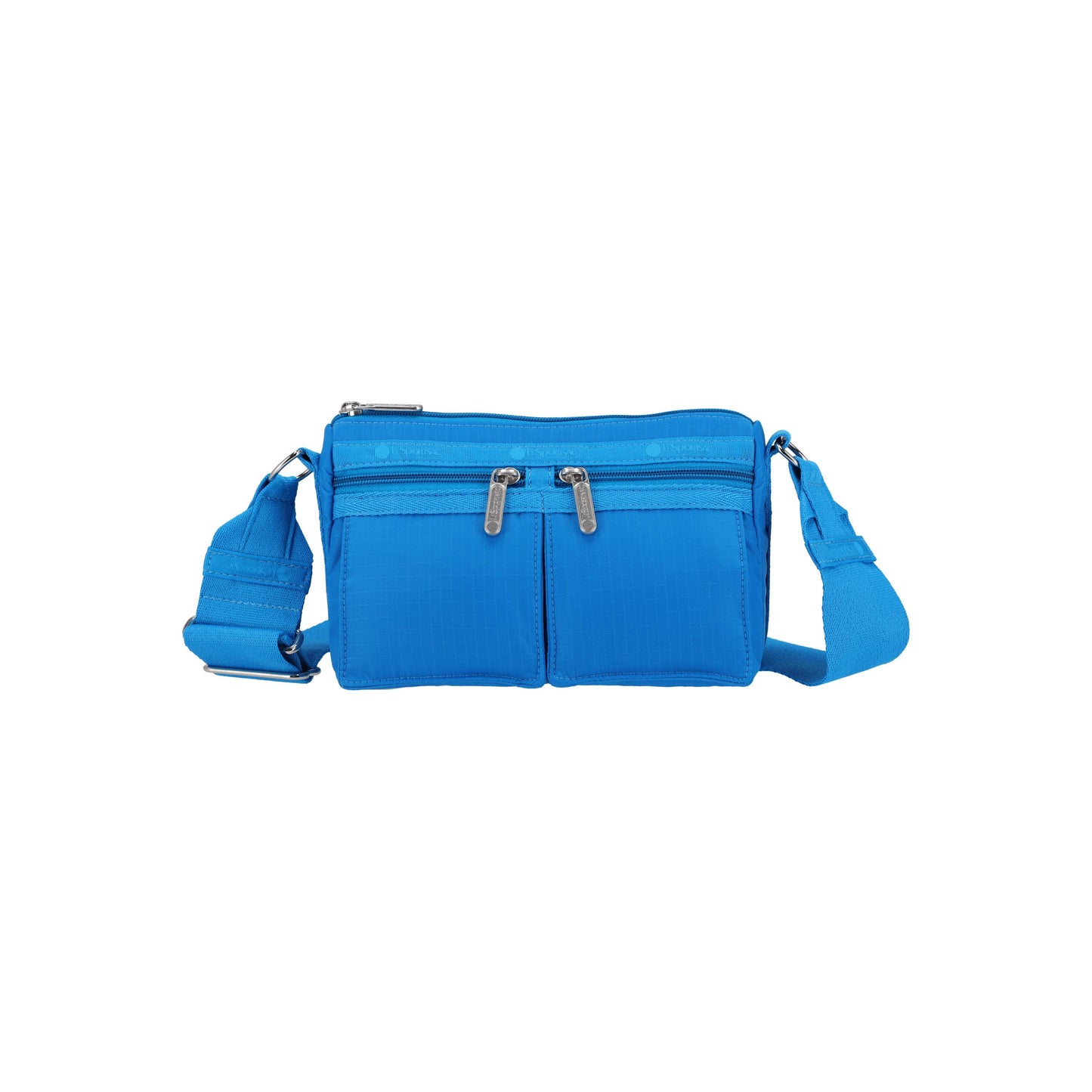 Ultra Blue E/W Double Pocket Bag