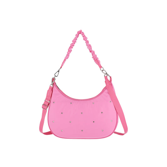 N/S Convertible Hobo Bijou Fuschia Pink