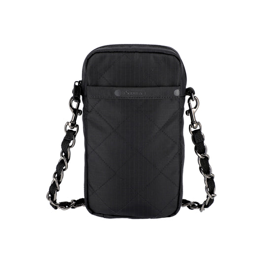 Chain Mini Phone Crossbody Onyx Chain Quilt