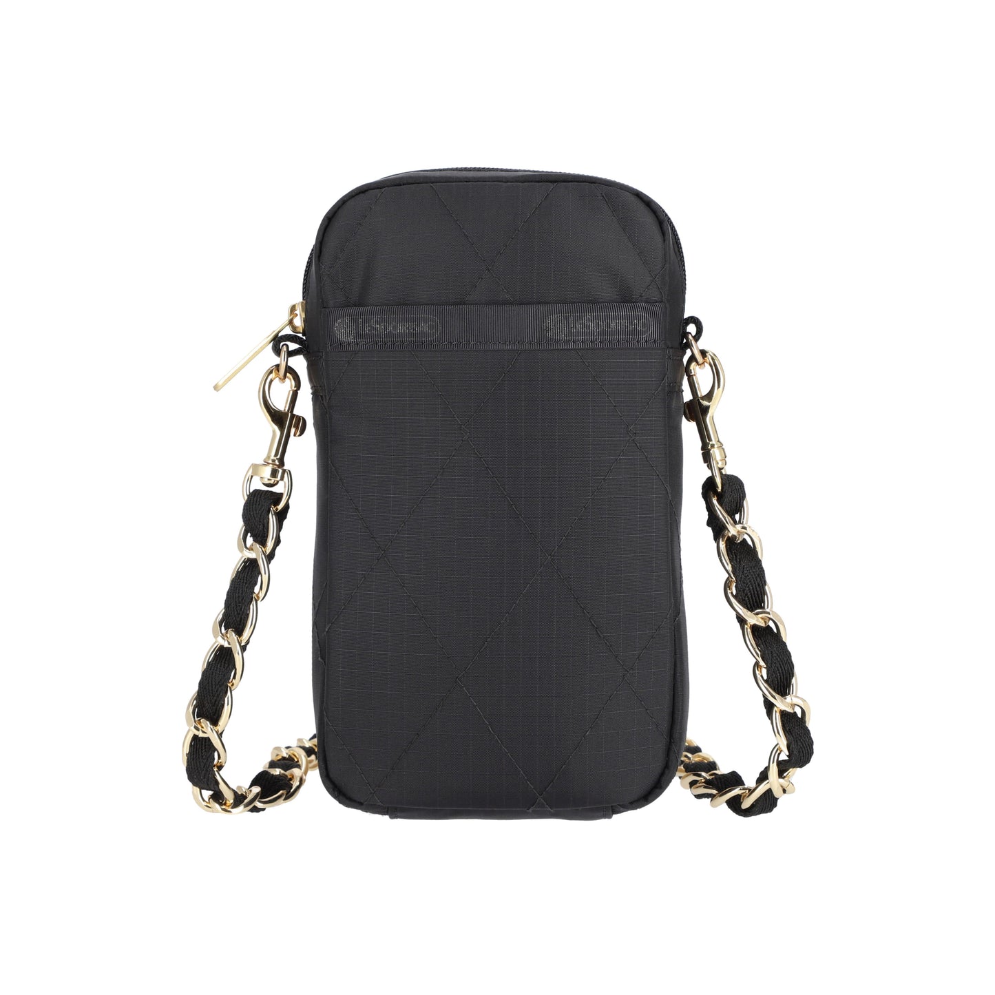 Chain Mini Phone Crossbody Midnight Quilt Chain