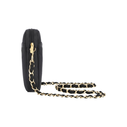 Chain Mini Phone Crossbody Midnight Quilt Chain