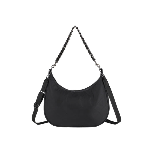 Chain N/S Convertible Hobo Onyx Chain Quilt