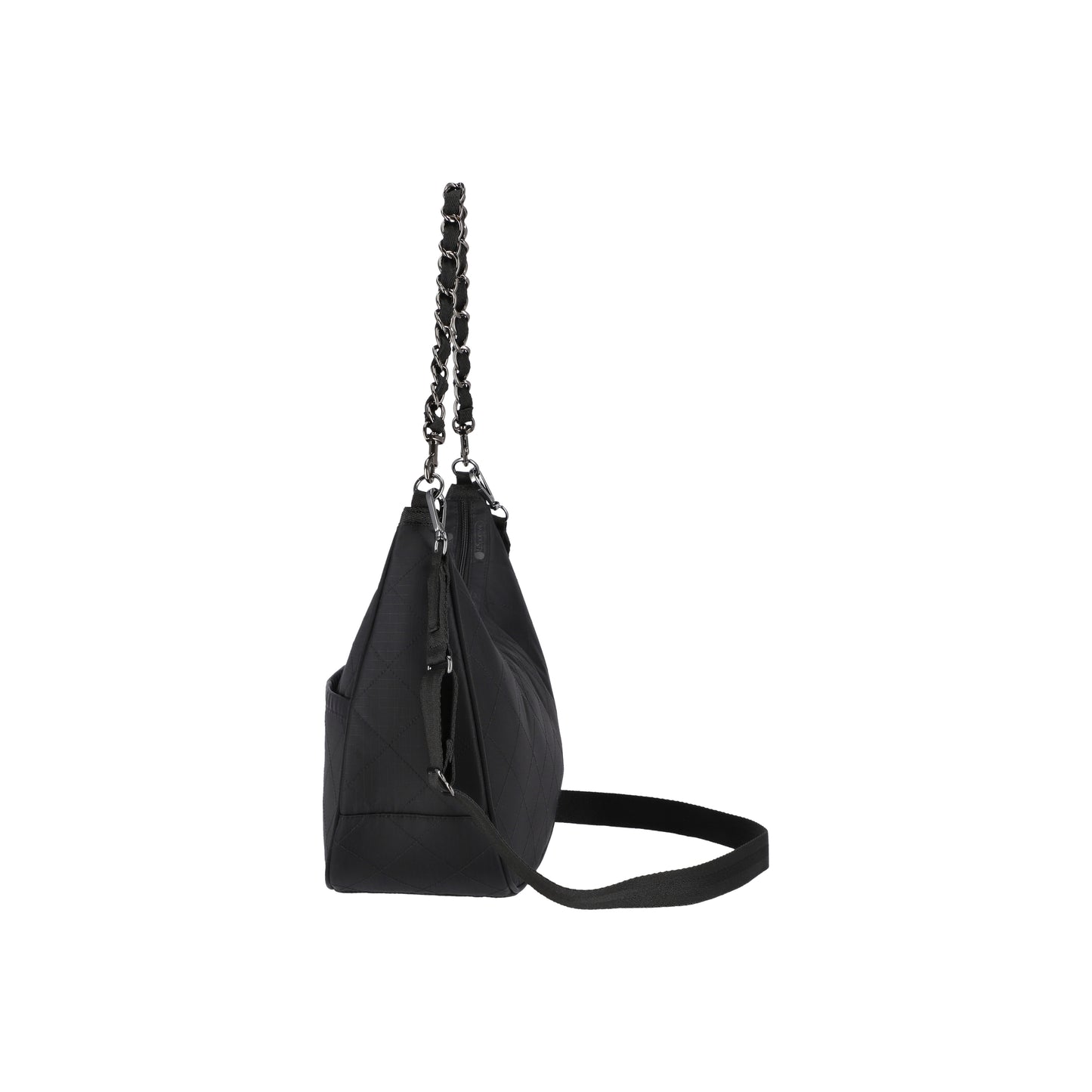 Chain N/S Convertible Hobo Onyx Chain Quilt