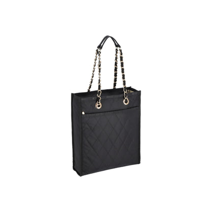 Chain N/S Tote Midnight Quilt Chain