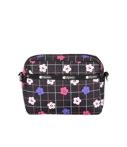 Deluxe Crossbody Floral Plaid