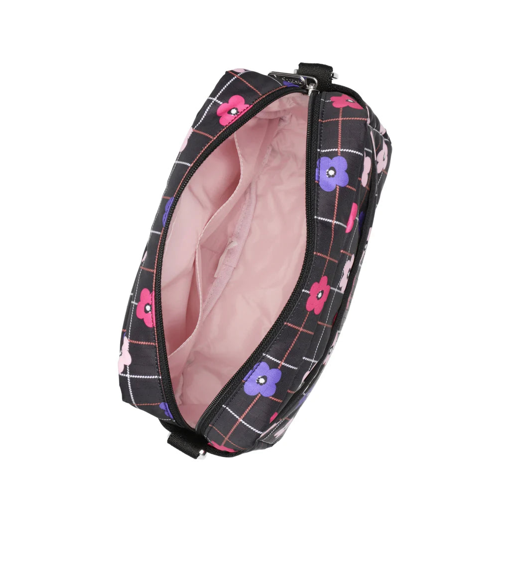 Deluxe Crossbody Floral Plaid