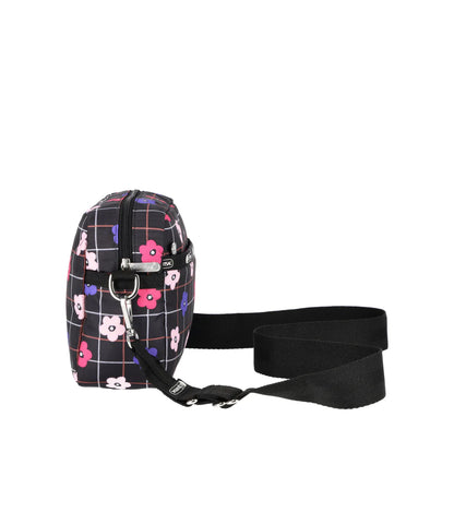 Deluxe Crossbody Floral Plaid