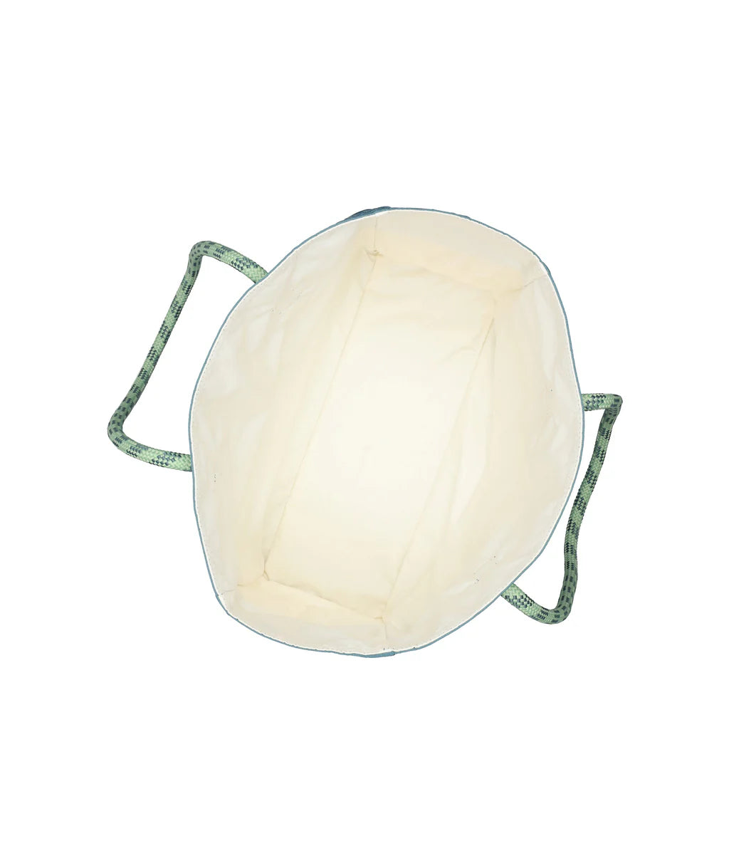 Medium 2 Way Tote Blue Indigo/Meringue