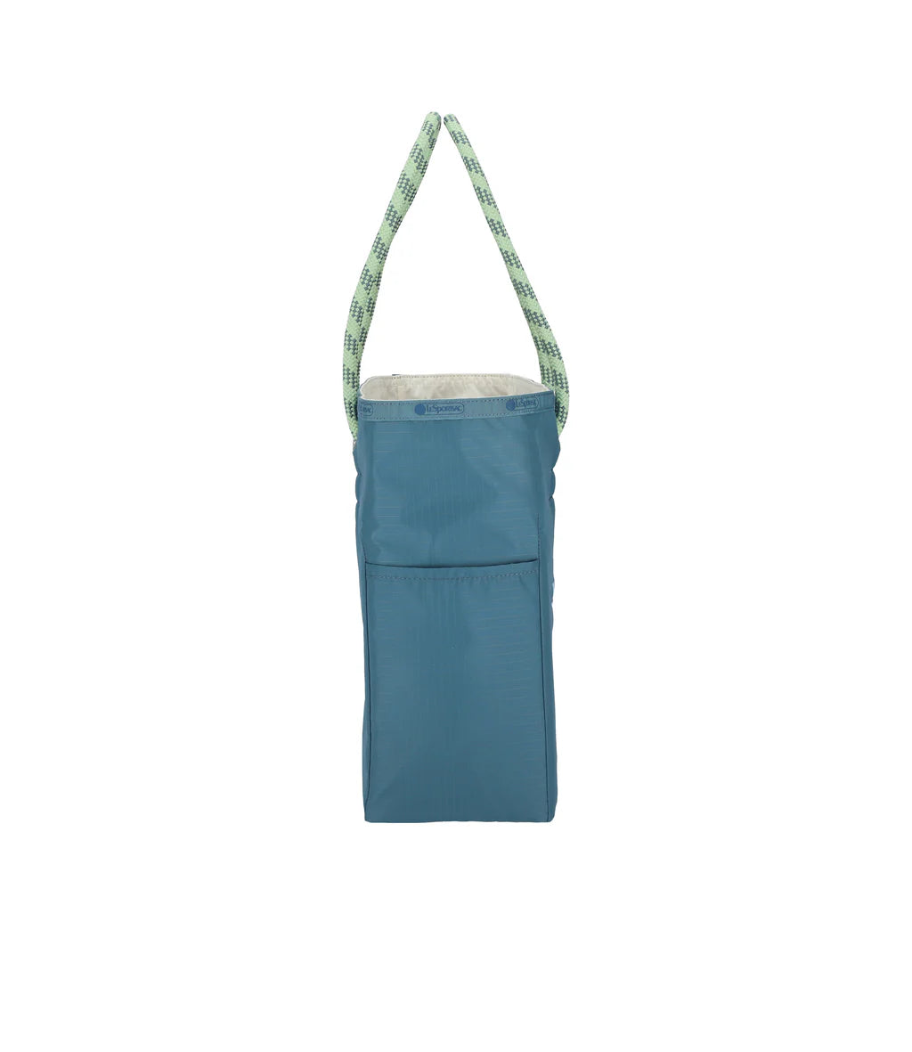 Medium 2 Way Tote Blue Indigo/Meringue