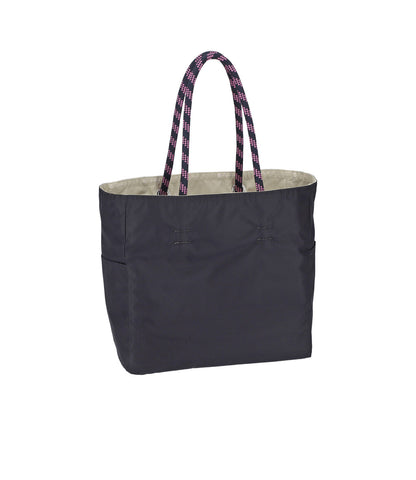 Medium 2 Way Tote Biscuit Beige/Deep Sea