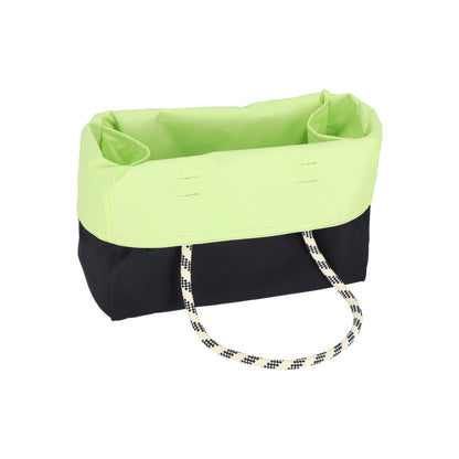 Medium 2 Way Tote Deep Sea Blue/Lime