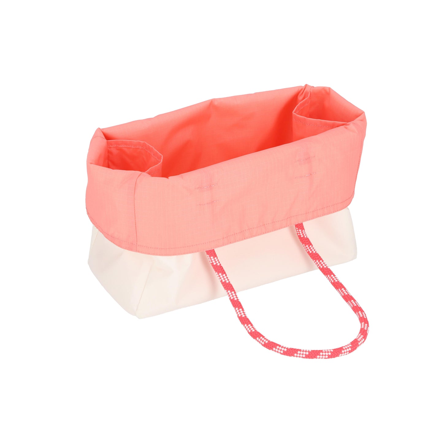 Medium 2 Way Tote Meringue/Coral Punch