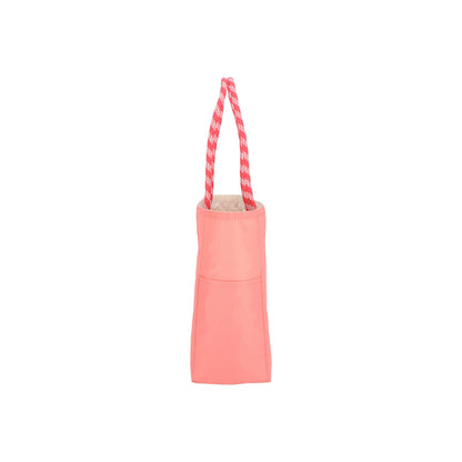 Medium 2 Way Tote Meringue/Coral Punch