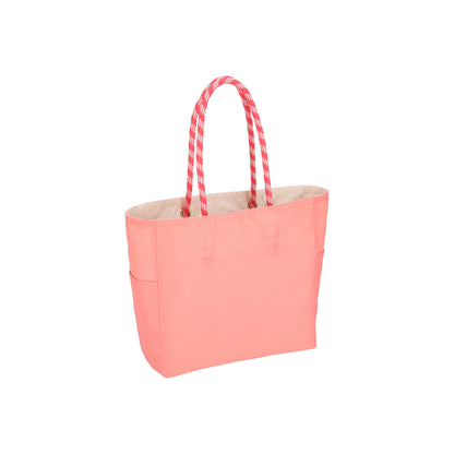 Medium 2 Way Tote Meringue/Coral Punch