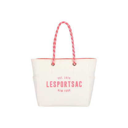 Medium 2 Way Tote Meringue/Coral Punch