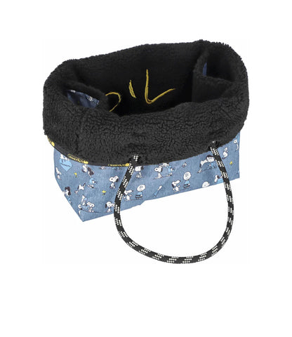 LeSportsac x Peanuts Two Way Medium Tote Woodstock Black