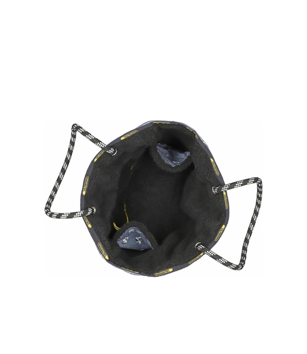 LeSportsac x Peanuts Two Way Medium Tote Woodstock Black