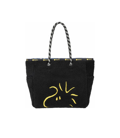 LeSportsac x Peanuts Two Way Medium Tote Woodstock Black