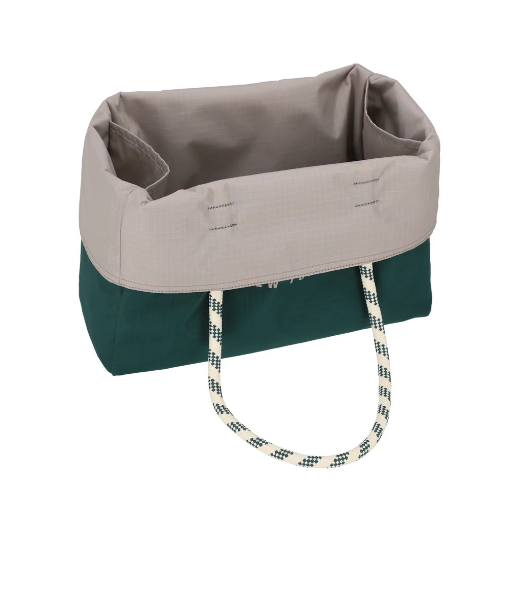 Medium 2 Way Tote Eden Green/Stone