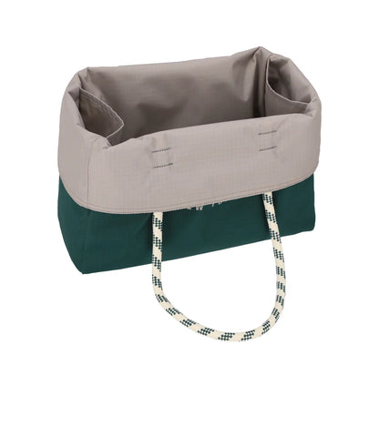 Medium 2 Way Tote Eden Green/Stone
