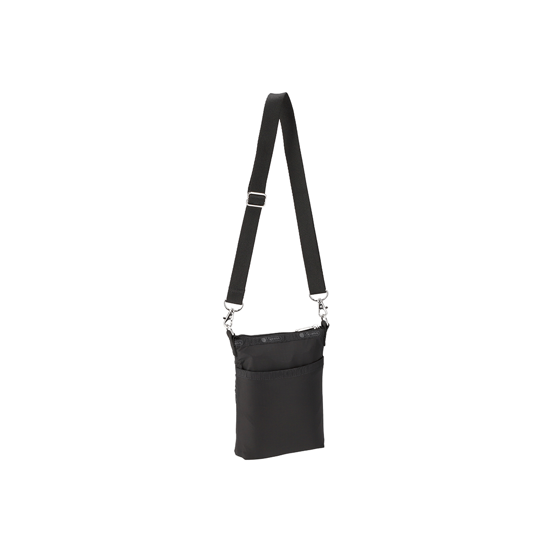 3 Zip Crossbody Recycled Black